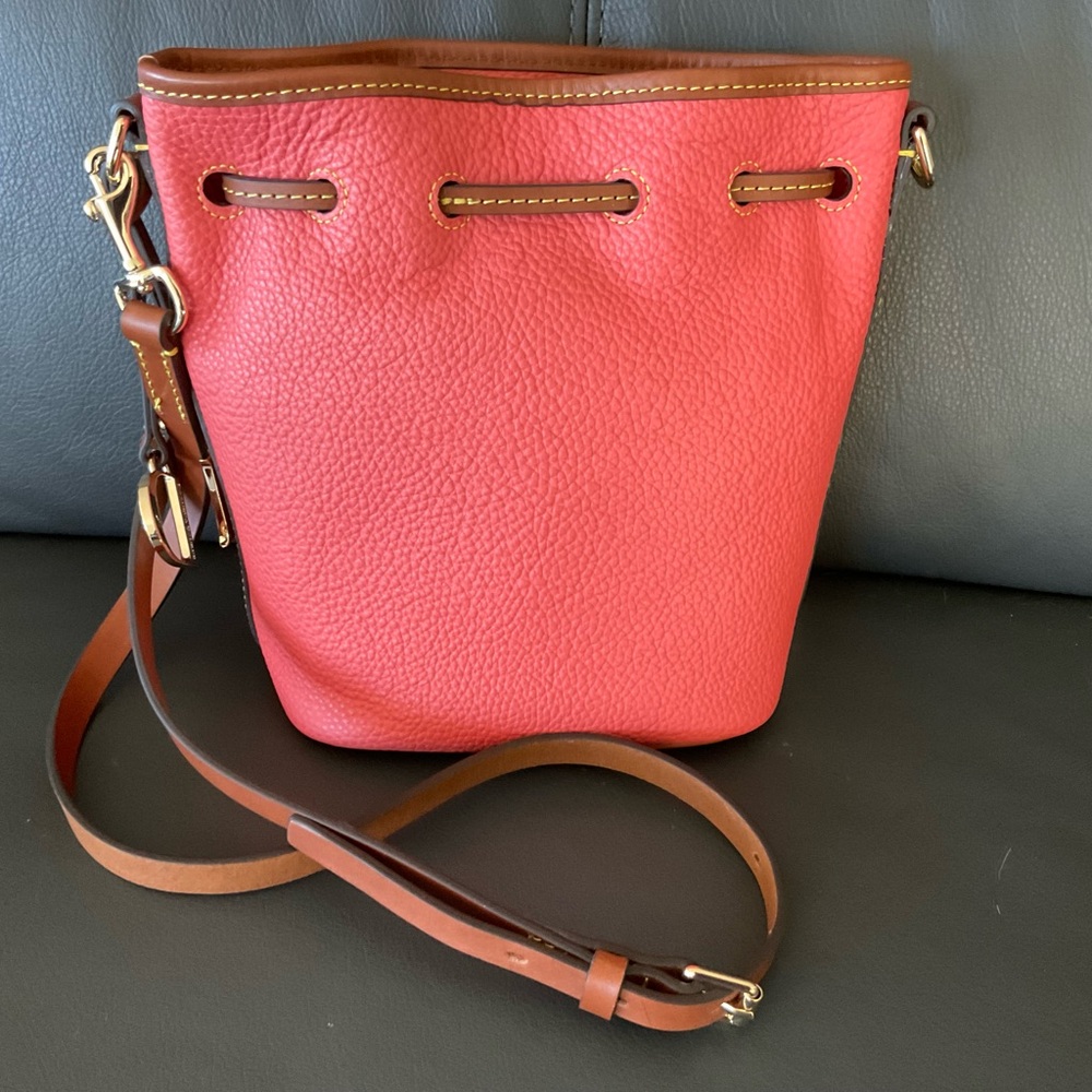 Dooney & Bourke Coral Leather Bucket Bag and Wallet Set - Picture 3 of 11